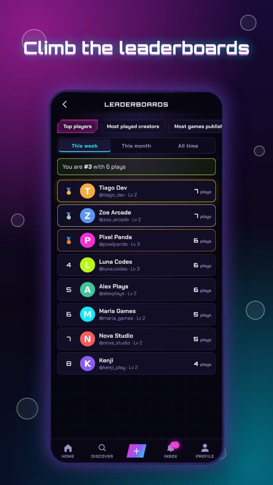 Leaderboards